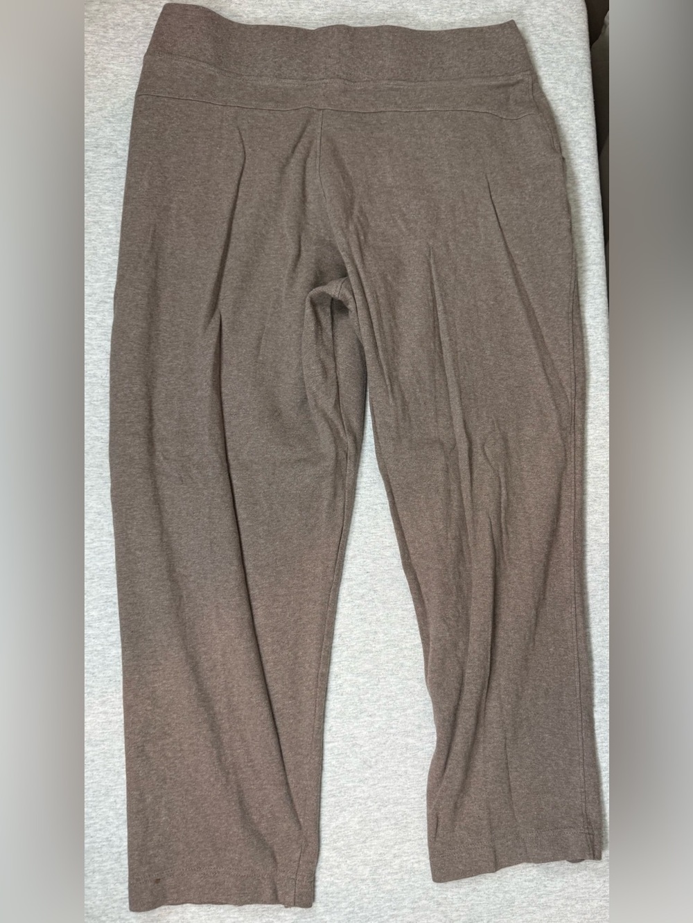Pact Organic Airplane Tapered Leg Pants Deep Taupe Heather - Large - Picture 4 of 6